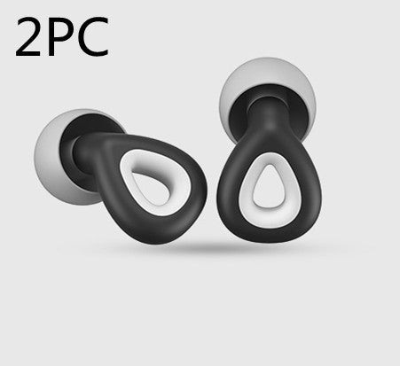 Reusable silicone earplugs — Sleep and swim without noise or water