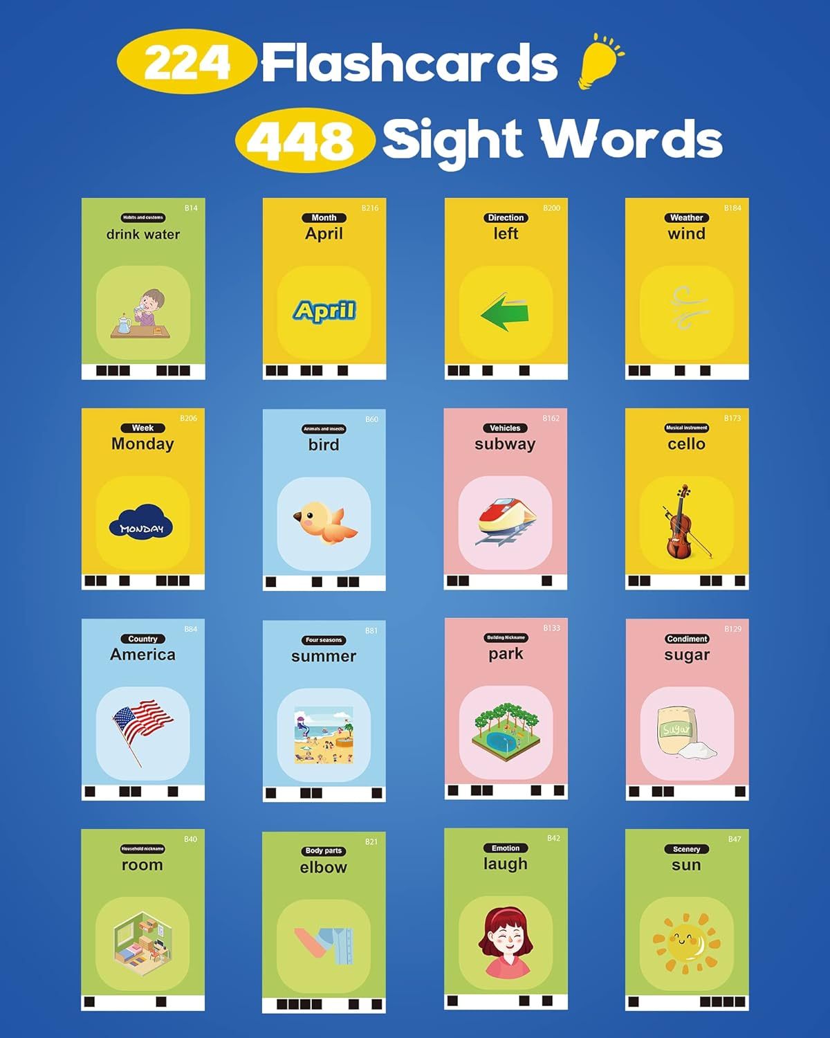 Talking Flashcards — 448 Words, Montessori &amp; Speech Therapy
