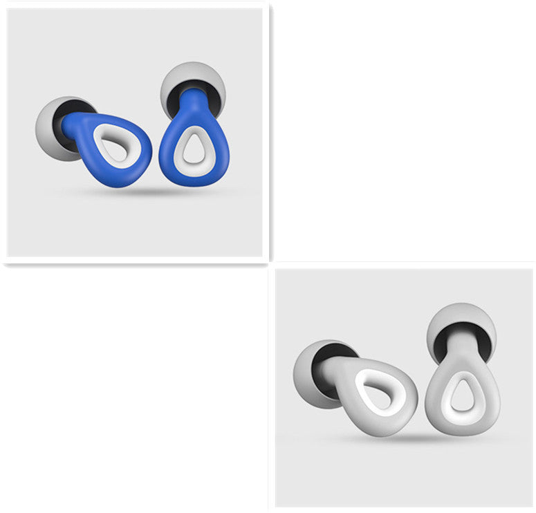 Reusable silicone earplugs — Sleep and swim without noise or water