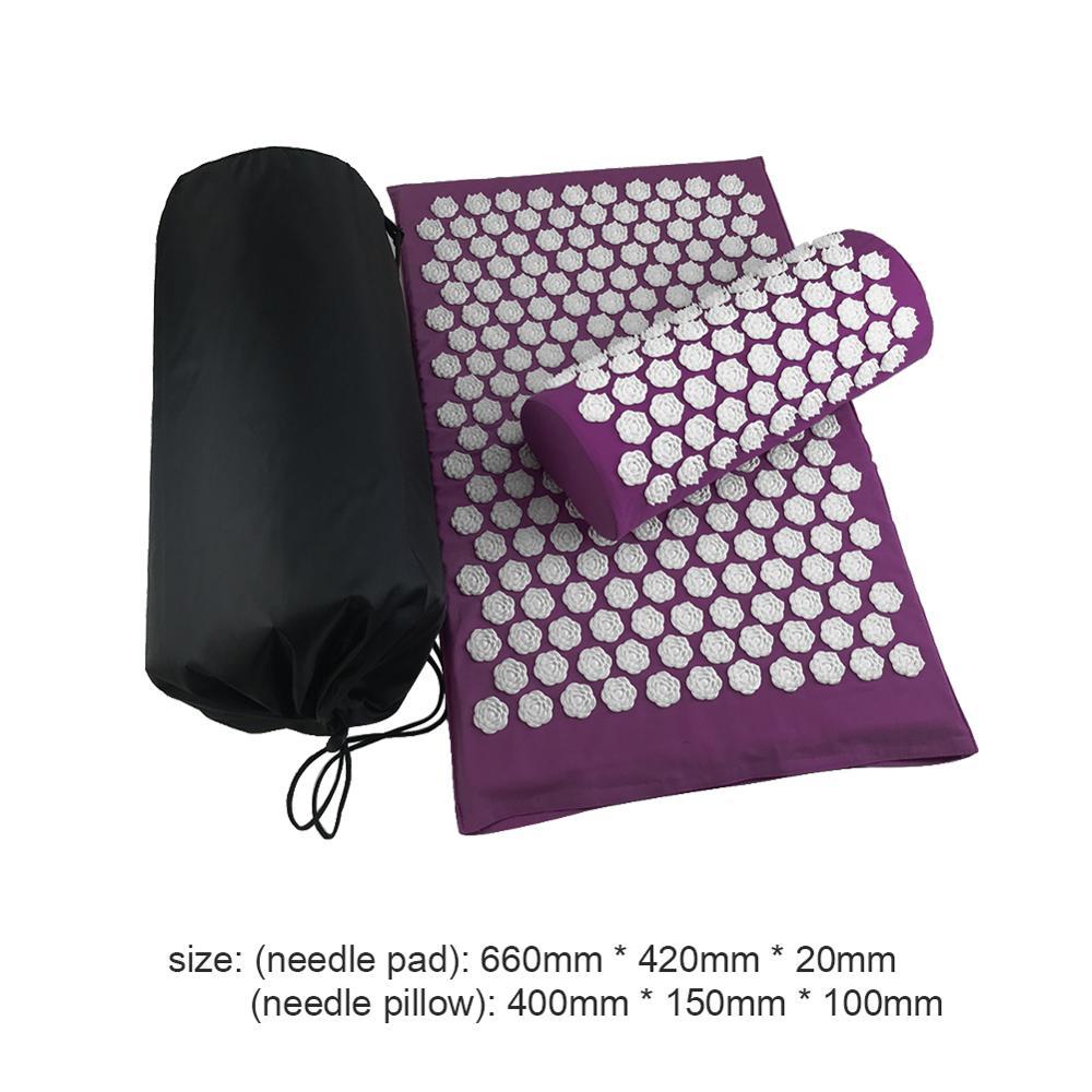 Acupressure Mat + Pillow — Back and Stress Relief