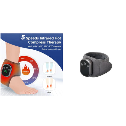 Vibrating Thermal Ankle Support | Dealtide Hot Compress