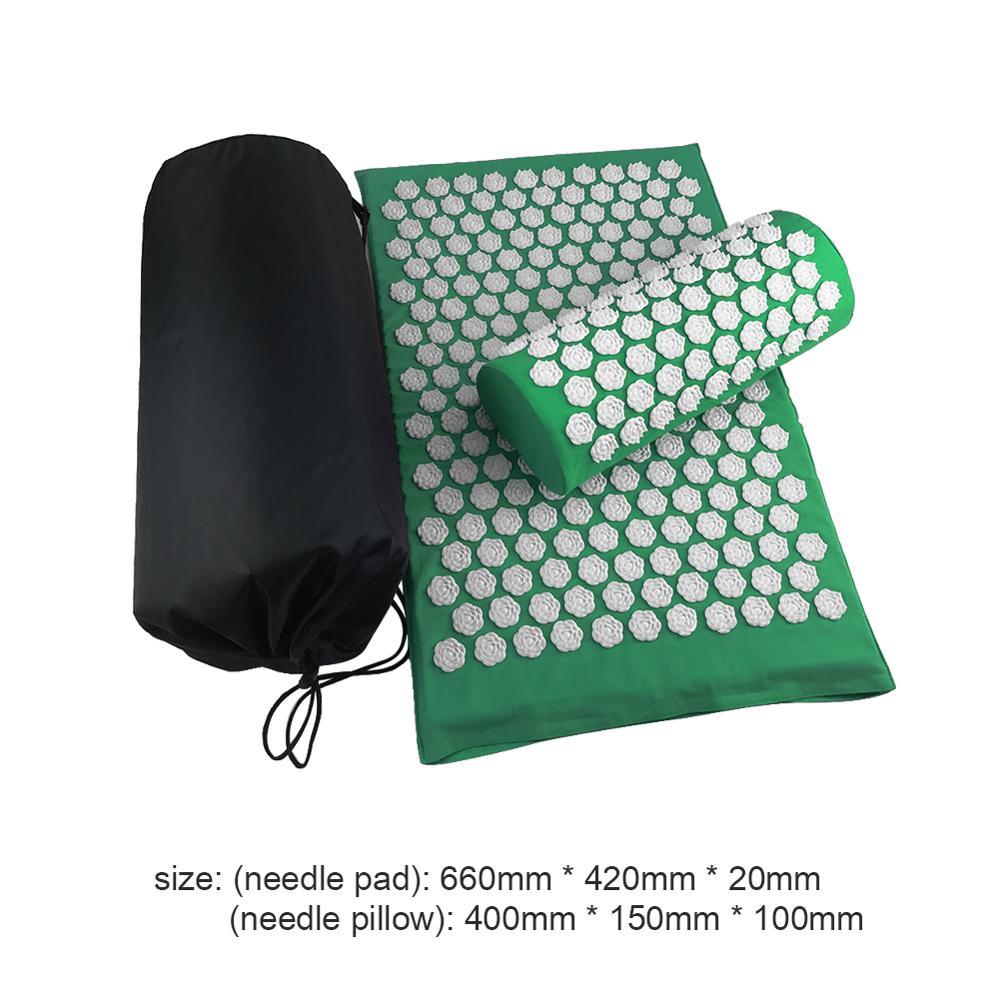 Acupressure Mat + Pillow — Back and Stress Relief