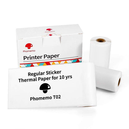 Mini Portable Thermal Printer — Bluetooth, Inkless, Instant Stickers &amp; Notes