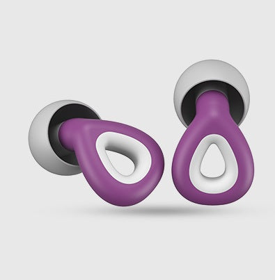 Reusable silicone earplugs — Sleep and swim without noise or water