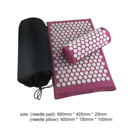 Acupressure Mat + Pillow — Back and Stress Relief