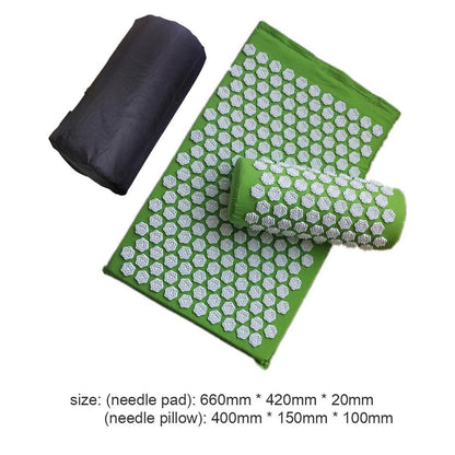 Acupressure Mat + Pillow — Back and Stress Relief