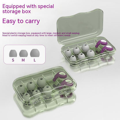 Reusable silicone earplugs — Sleep and swim without noise or water