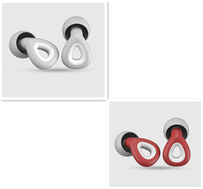 Reusable silicone earplugs — Sleep and swim without noise or water