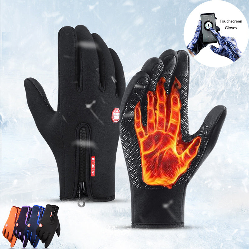 Waterproof Thermal Gloves — Touchscreen, Non-Slip