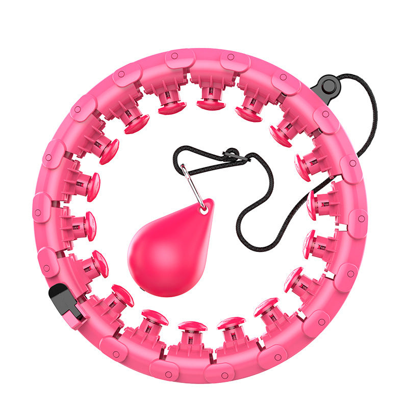 Smart Hula Hoop 24 Nodes — Adjustable, 360° Massage and Silent Bearings