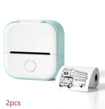 Mini Portable Thermal Printer — Bluetooth, Inkless, Instant Stickers &amp; Notes