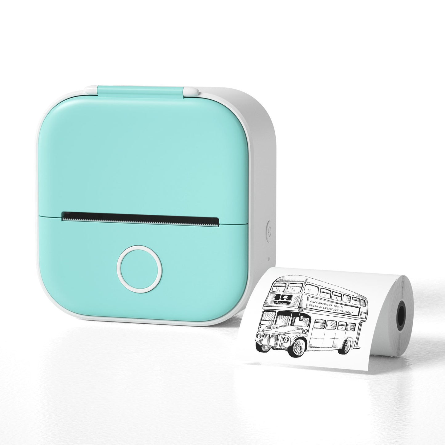 Mini Portable Thermal Printer — Bluetooth, Inkless, Instant Stickers &amp; Notes