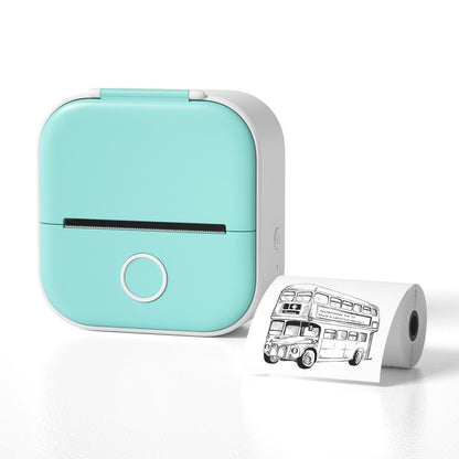 Mini Portable Thermal Printer — Bluetooth, Inkless, Instant Stickers &amp; Notes
