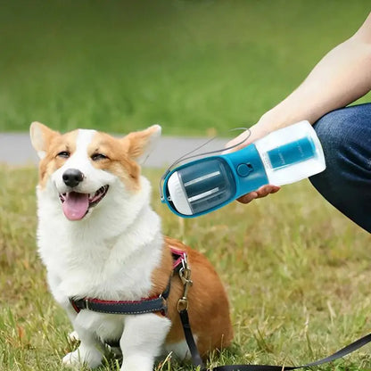 3-in-1 Dog Bottle | Dealtide water, snack and pouches