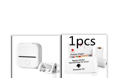 Mini Portable Thermal Printer — Bluetooth, Inkless, Instant Stickers &amp; Notes