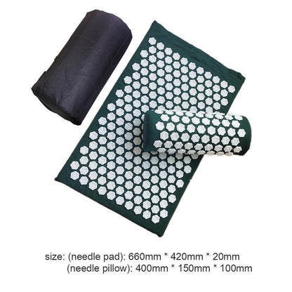 Acupressure Mat + Pillow — Back and Stress Relief