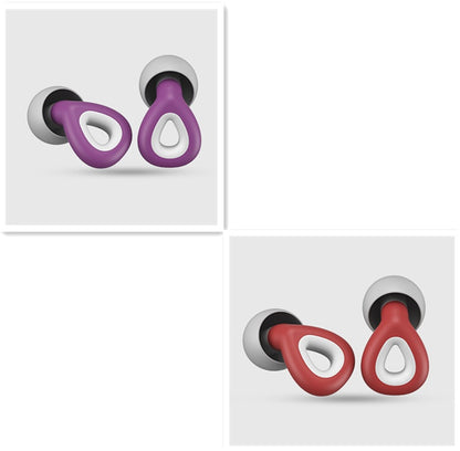 Reusable silicone earplugs — Sleep and swim without noise or water