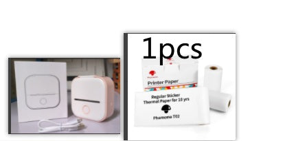 Mini Portable Thermal Printer — Bluetooth, Inkless, Instant Stickers &amp; Notes