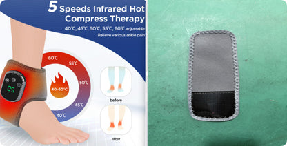 Vibrating Thermal Ankle Support | Dealtide Hot Compress