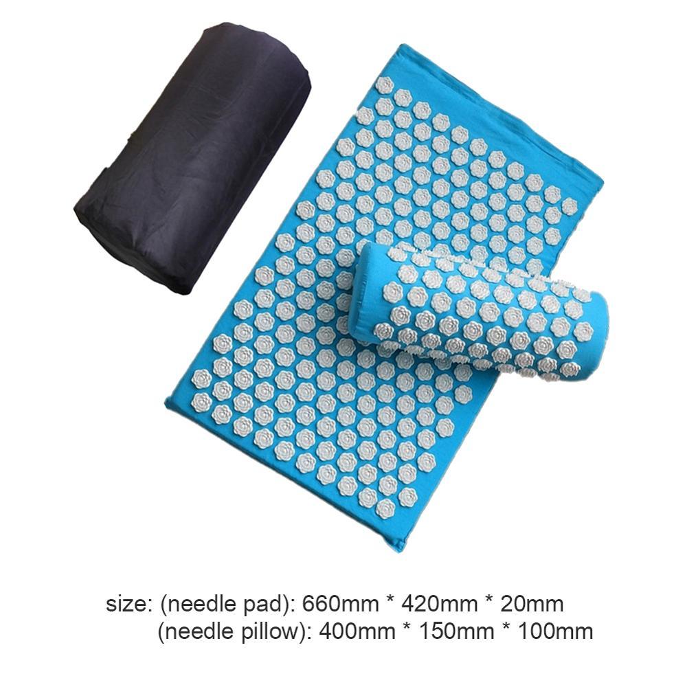 Acupressure Mat + Pillow — Back and Stress Relief
