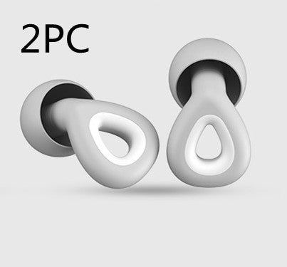 Reusable silicone earplugs — Sleep and swim without noise or water