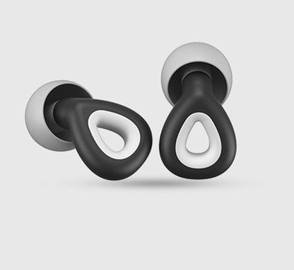 Reusable silicone earplugs — Sleep and swim without noise or water