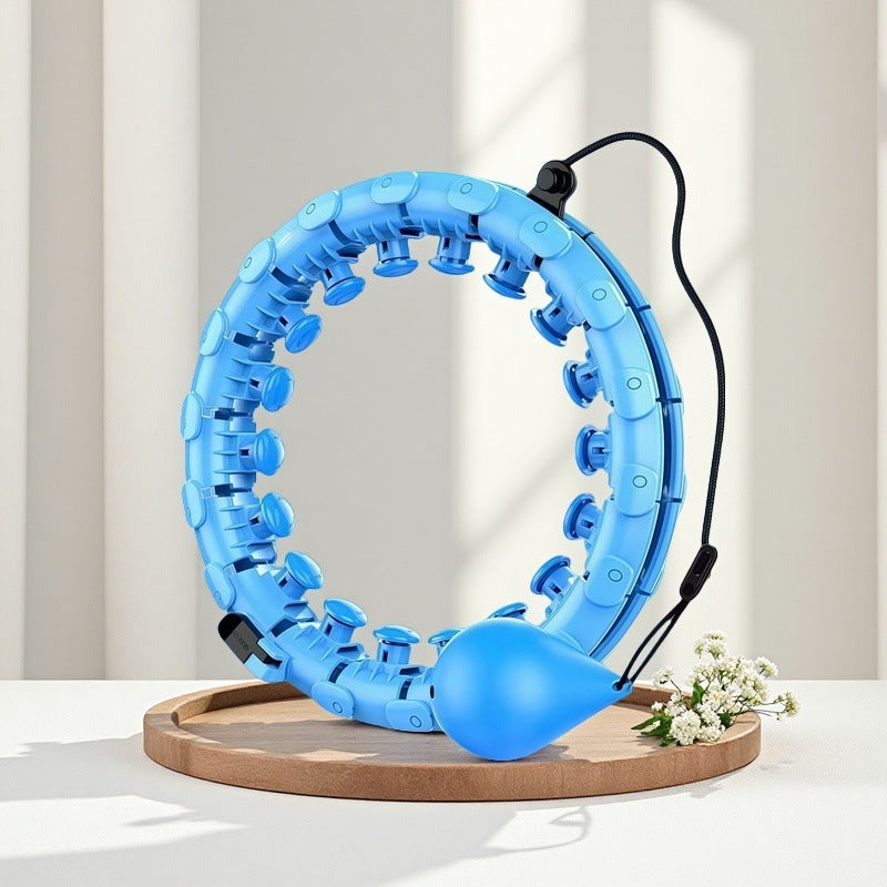 Smart Hula Hoop 24 Nodes — Adjustable, 360° Massage and Silent Bearings