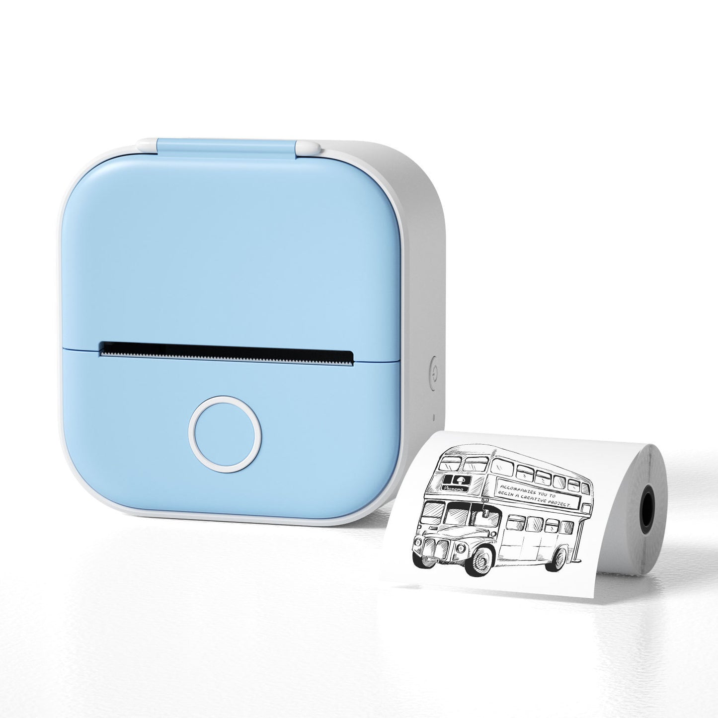 Mini Portable Thermal Printer — Bluetooth, Inkless, Instant Stickers &amp; Notes