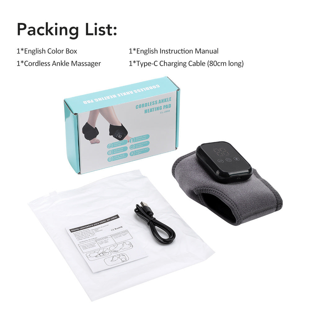 Vibrating Thermal Ankle Support | Dealtide Hot Compress