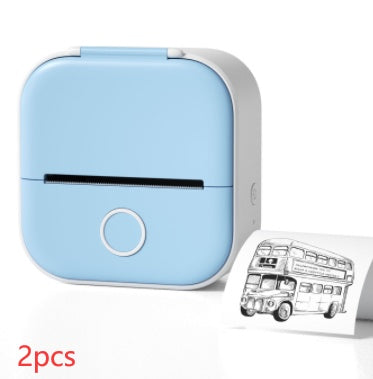 Mini Portable Thermal Printer — Bluetooth, Inkless, Instant Stickers &amp; Notes