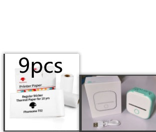 Mini Portable Thermal Printer — Bluetooth, Inkless, Instant Stickers &amp; Notes