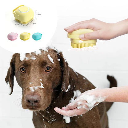 Dog Bathing and Massage Glove | Dealtide cleans and desheds