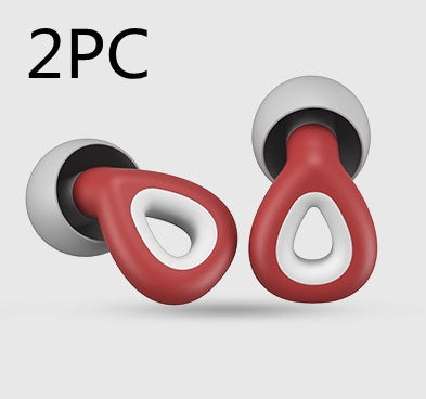 Reusable silicone earplugs — Sleep and swim without noise or water