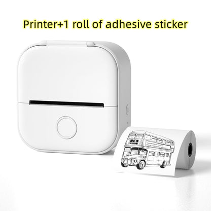 Mini Portable Thermal Printer — Bluetooth, Inkless, Instant Stickers &amp; Notes