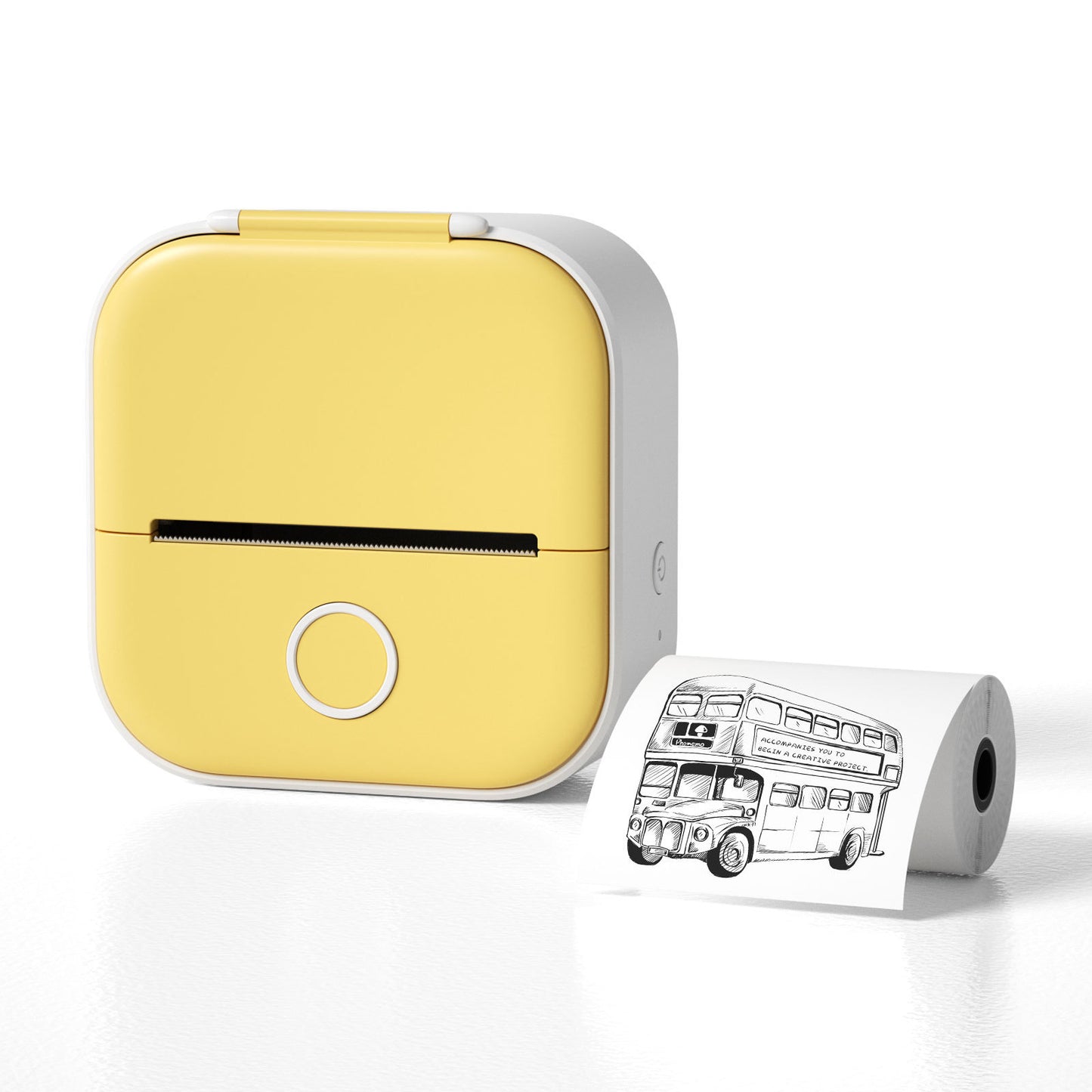 Mini Portable Thermal Printer — Bluetooth, Inkless, Instant Stickers &amp; Notes