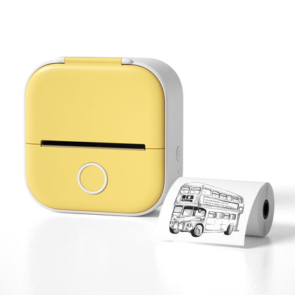 Mini Portable Thermal Printer — Bluetooth, Inkless, Instant Stickers &amp; Notes