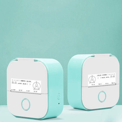 Mini Portable Thermal Printer — Bluetooth, Inkless, Instant Stickers &amp; Notes