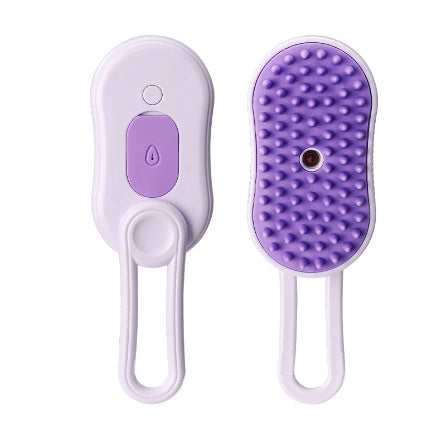 3-in-1 Steam Brush for Cats — Detangles, Hydrates, and Reduces Shedding