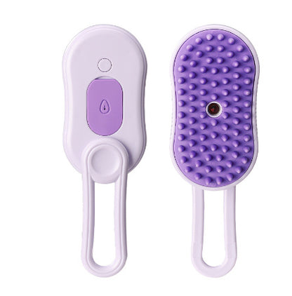3-in-1 Steam Brush for Cats — Detangles, Hydrates, and Reduces Shedding