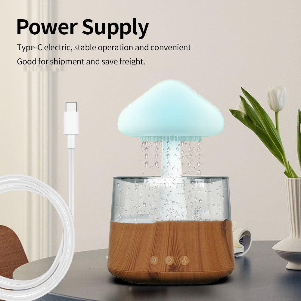 Cloud - Rain Humidifier — Ultrasonic, Aromatherapy and Ambient Light